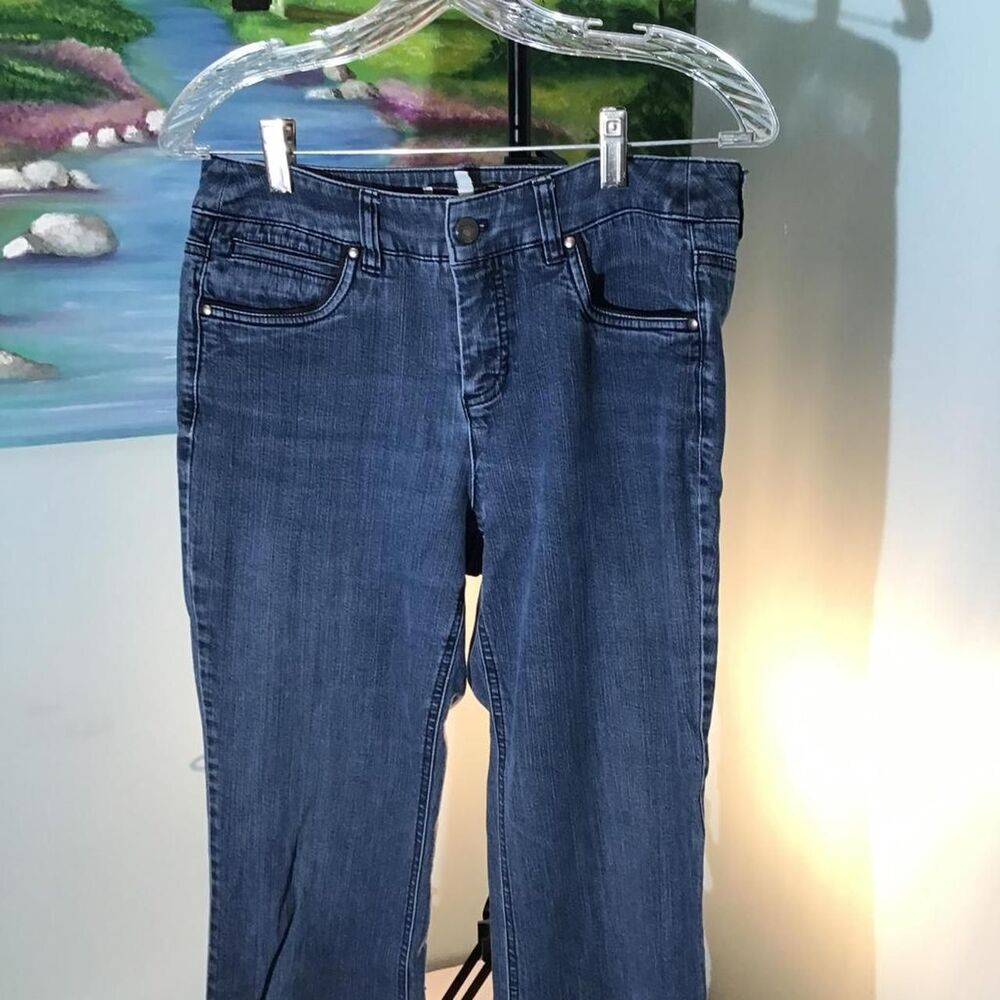 Jones-new-york Women's Blue and Navy Jeans